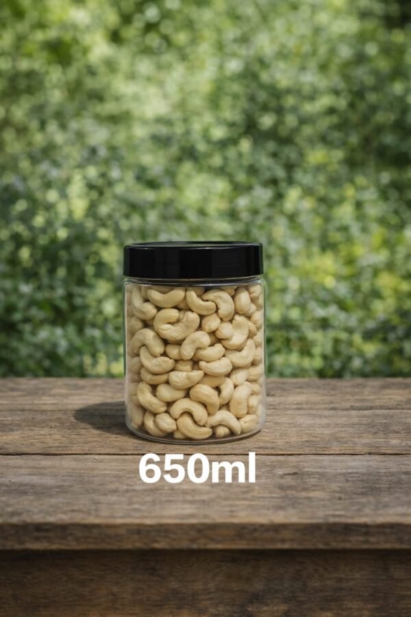 Food Grade Platsic Jar 650 ML