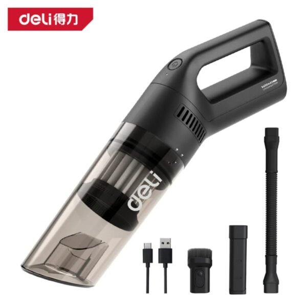 Deli DL8080 Wireless Car Vacuum Cleaner – 5500Pa Suction, 75W, Portable